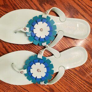 Jack Rogers Bella Jelly Flip Flop Thong Sandals